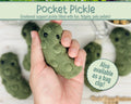Weighted Pickle Sensory Plush