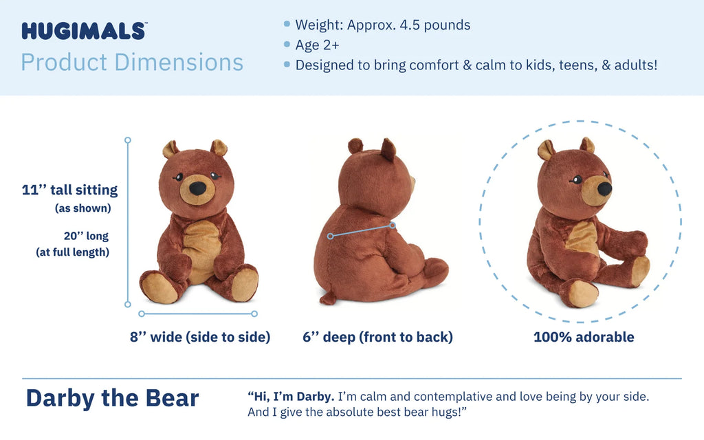 Weighted Plush Bear