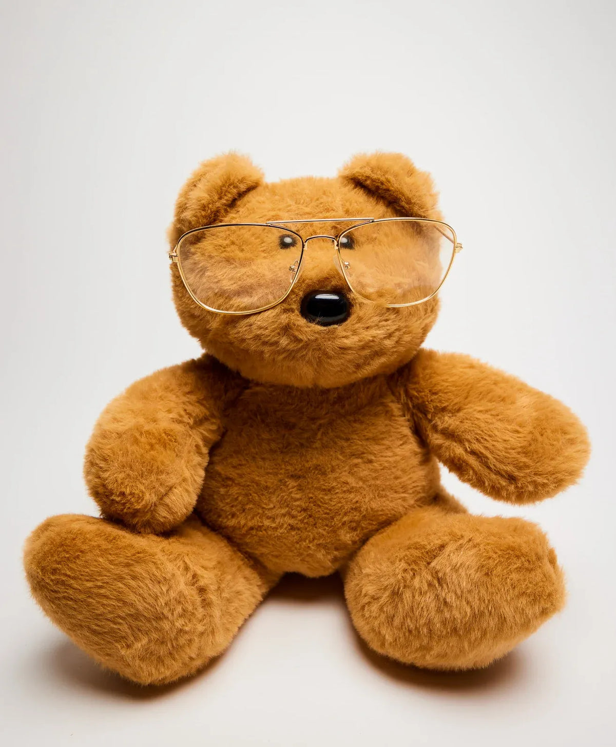 Weighted Teddy Bear with a Plush Exterior and Classic Design for Nostalgic Comfort While Winding Down