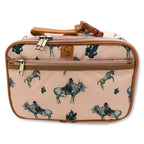 Western Unicorn Lunch Box with an Insulated Interior and Clip Handle for Easy Backpack Attachment