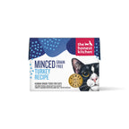 Wet Cat Food Gravy with Minced Cage-Free Turkey in Bone Broth, Human Grade Recipe, 12 Cans in 2.8 or 5.5 oz