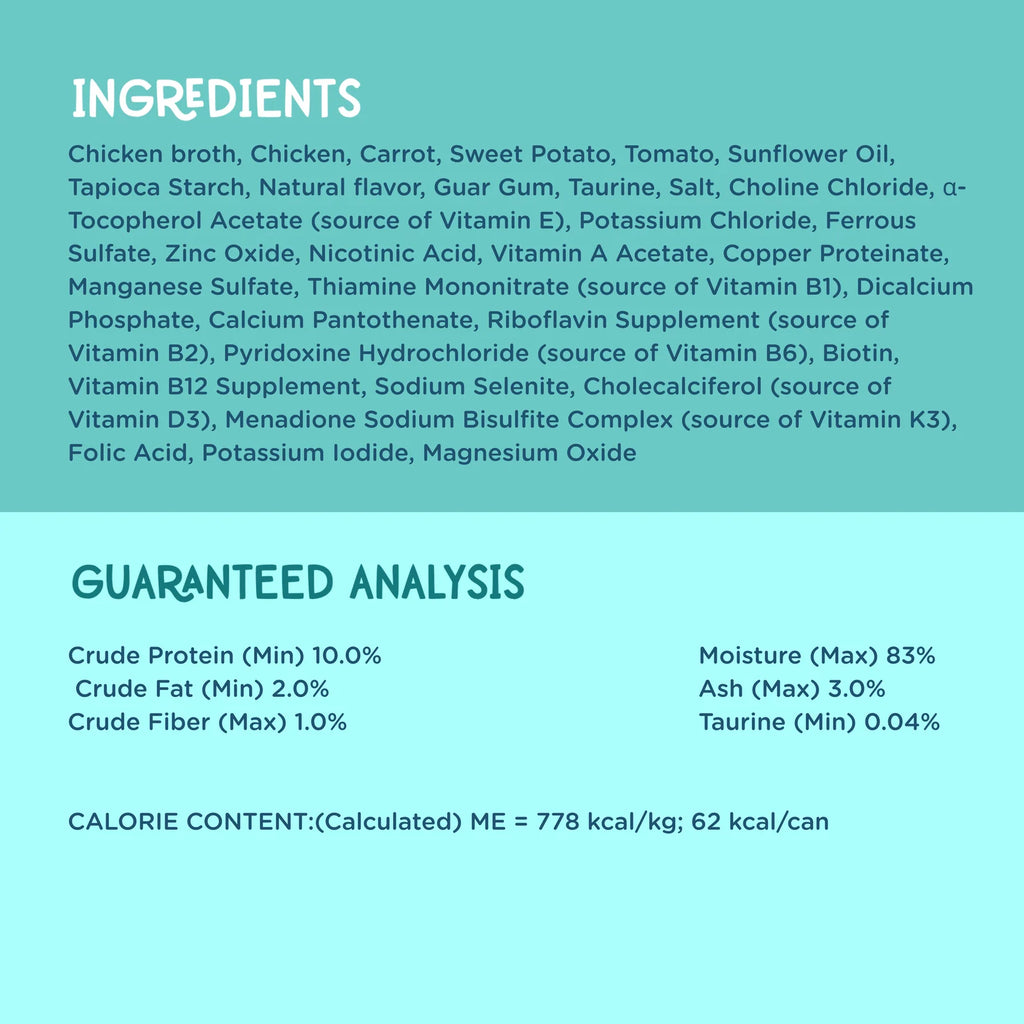 Wet Cat Food in Chicken Broth