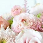 Whimsical Flower Arrangement in Cottage Garden Style