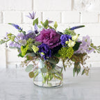 Whimsical Flower Arrangement in Cottage Garden Style
