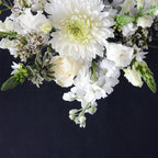Whimsical Flower Arrangement in Cottage Garden Style