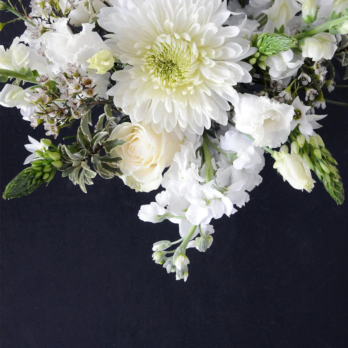 Whimsical Flower Arrangement in Cottage Garden Style