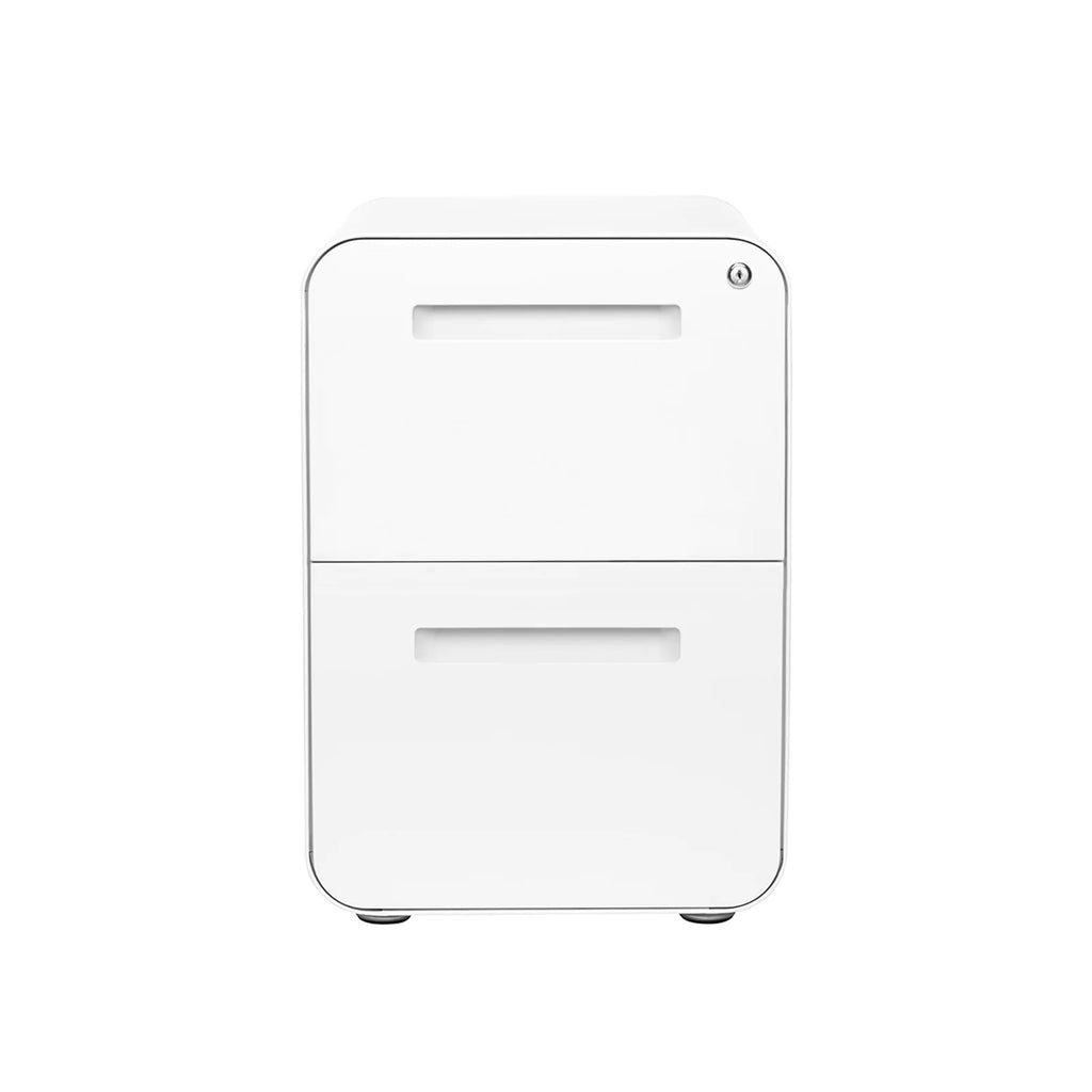 White 2-Drawer File Cabinet