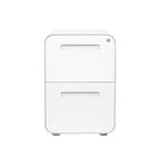 White 2-Drawer File Cabinet