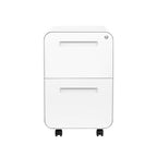 White 2-Drawer File Cabinet