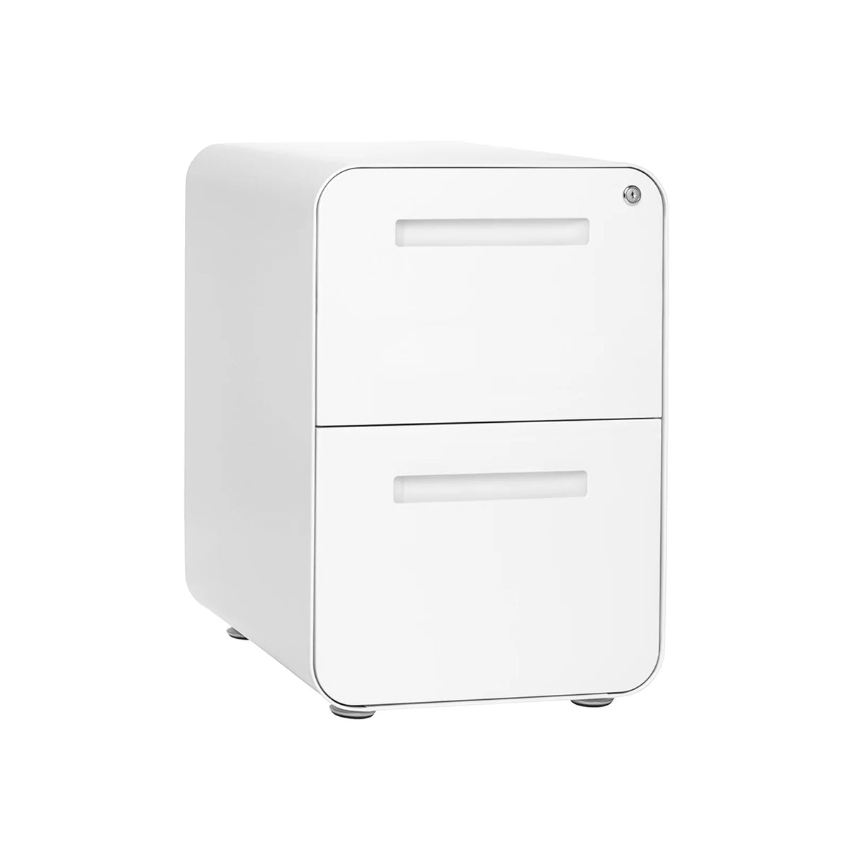 White 2-Drawer File Cabinet
