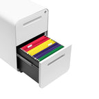 White 2-Drawer File Cabinet