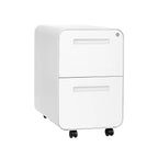 White 2-Drawer File Cabinet