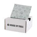 White Beach-Themed Foil Sheets, 5 x 11 Inches, 500-Sheet Box with Soft Shell and Starfish Details