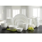 White Bone China Dinnerware Set