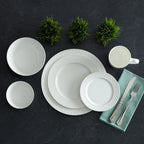 White Bone China Dinnerware Set