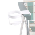 White Lawn Chair Cup Holder