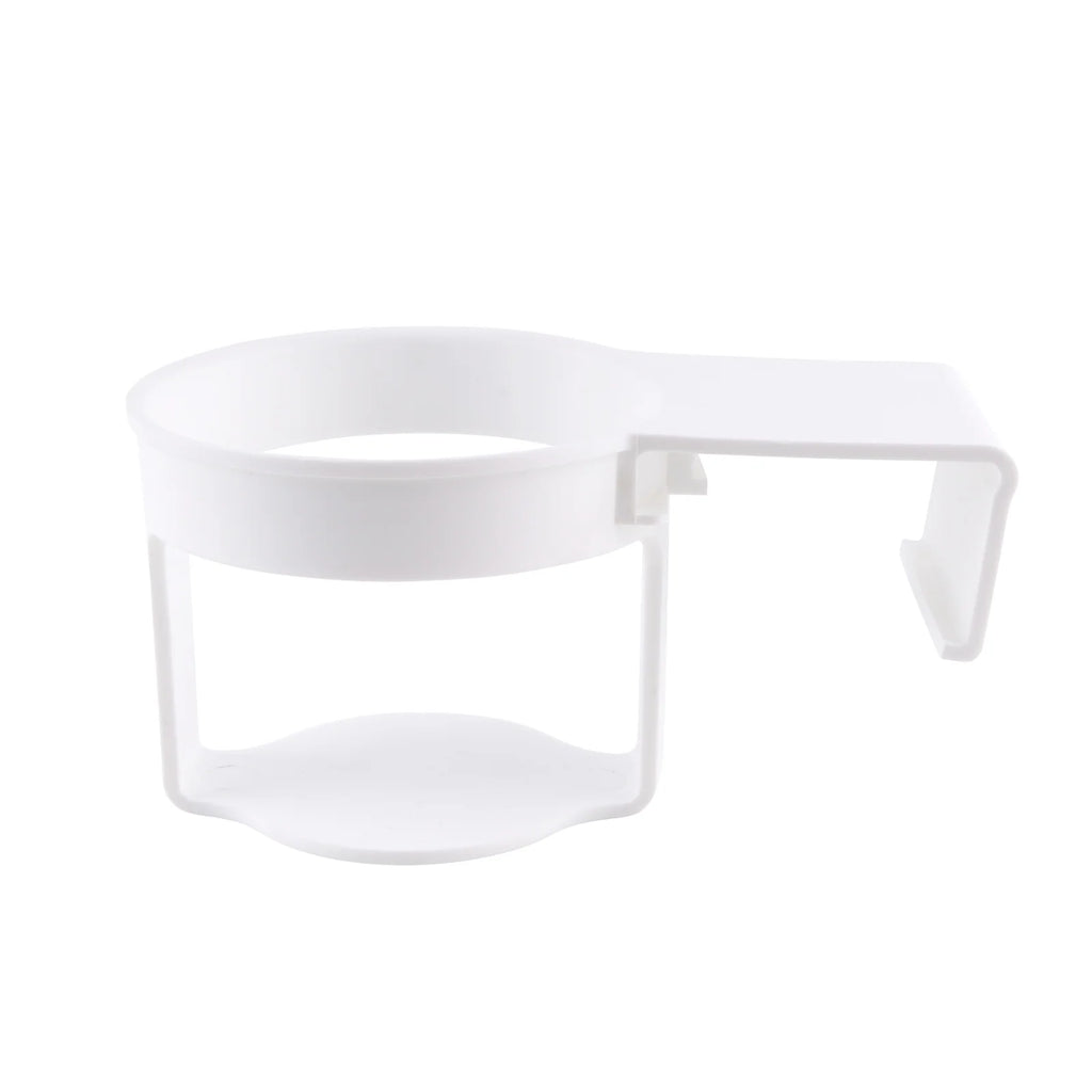 White Lawn Chair Cup Holder