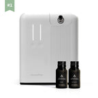 White Nebulizing Scent Diffuser for 2,000 Sq Ft Coverage with Bluetooth Control and Weekly Scheduling