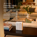White Nebulizing Scent Diffuser for 2,000 Sq Ft Coverage with Bluetooth Control and Weekly Scheduling