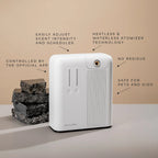 White Nebulizing Scent Diffuser for 2,000 Sq Ft Coverage with Bluetooth Control and Weekly Scheduling
