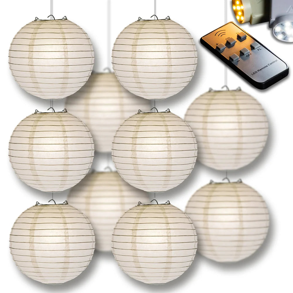 White Paper Lantern Party Pack of 10