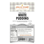 White Pudding Irish Pork and Oatmeal Sausage in a 12 oz Tube