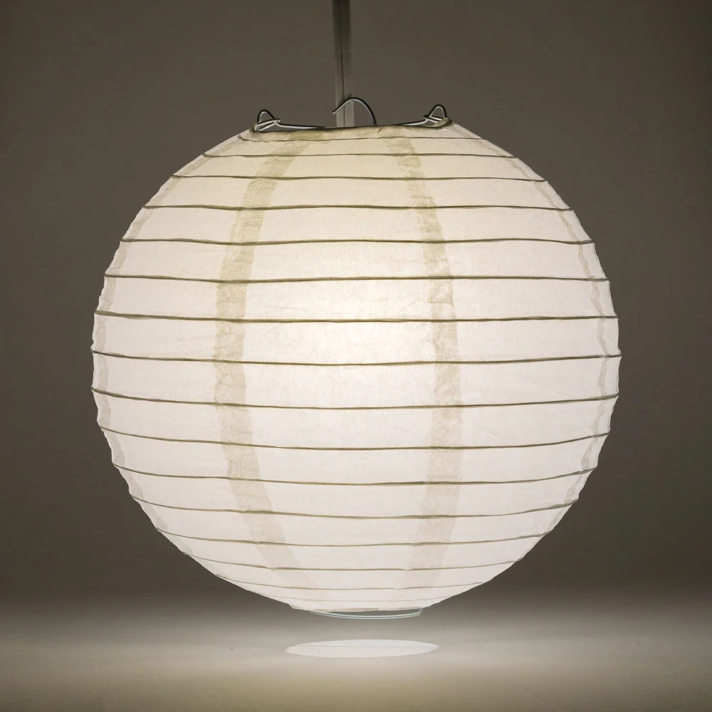 White Round Paper Lantern