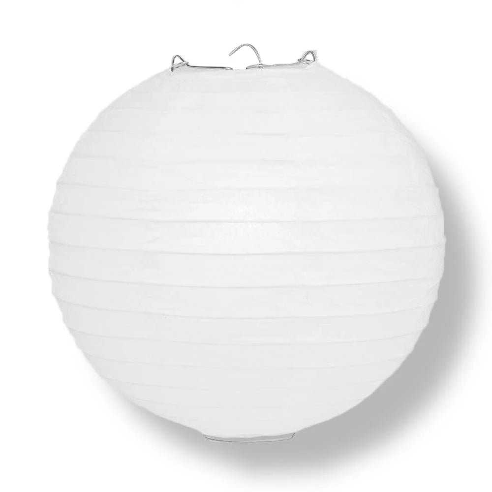 White Round Paper Lantern