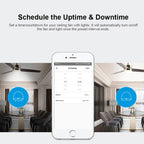 Wi-Fi Ceiling Fan and Light Controller for Existing Systems with App Scheduling and Three Fan Speeds