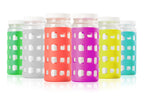 Wide Mouth Glass Water Bottles in a 16 oz Four-Pack