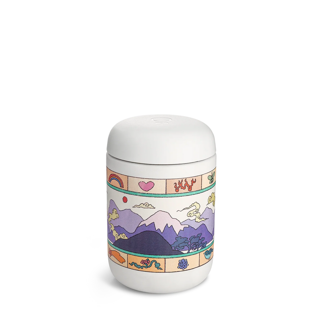 Wide Mouth Travel Coffee Mug with a Ceramic Interior for Comfortable Sipping at Your Desk or Studio