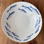Wide Porcelain Serving Bowl