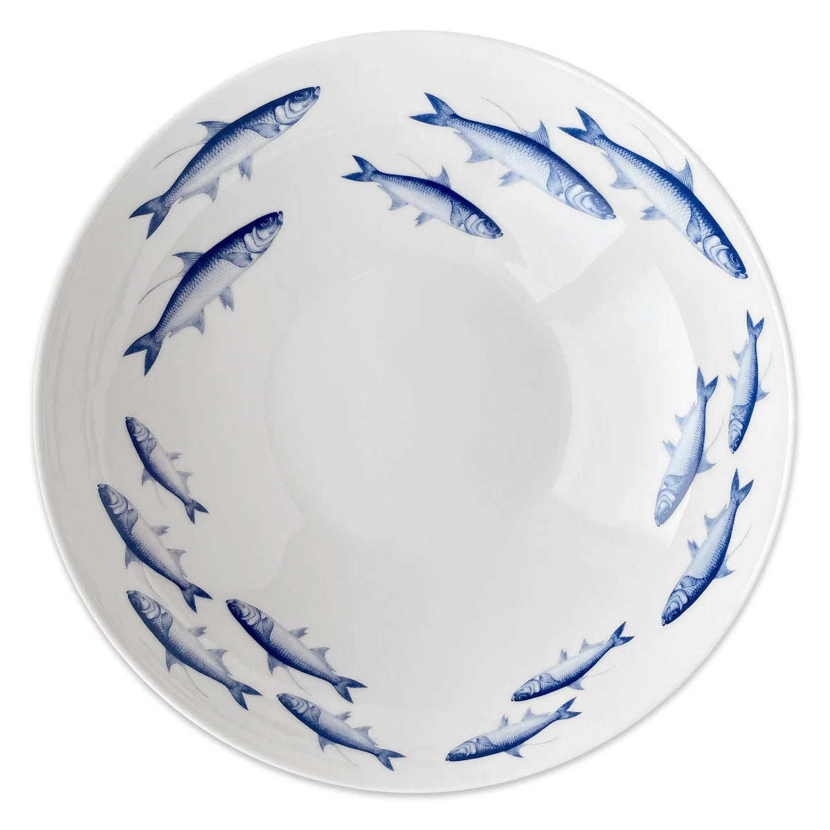 Wide Porcelain Serving Bowl