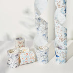 Wide Washi Tape in Azalea Bloom Floral Design, 60 mm x 5 m