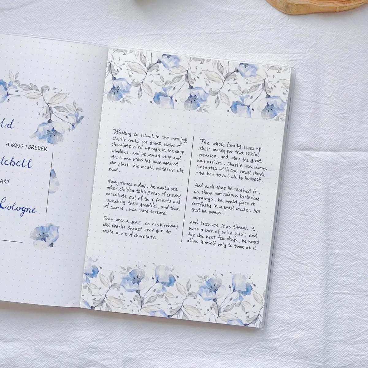 Wide Washi Tape in Azalea Bloom Floral Design, 60 mm x 5 m