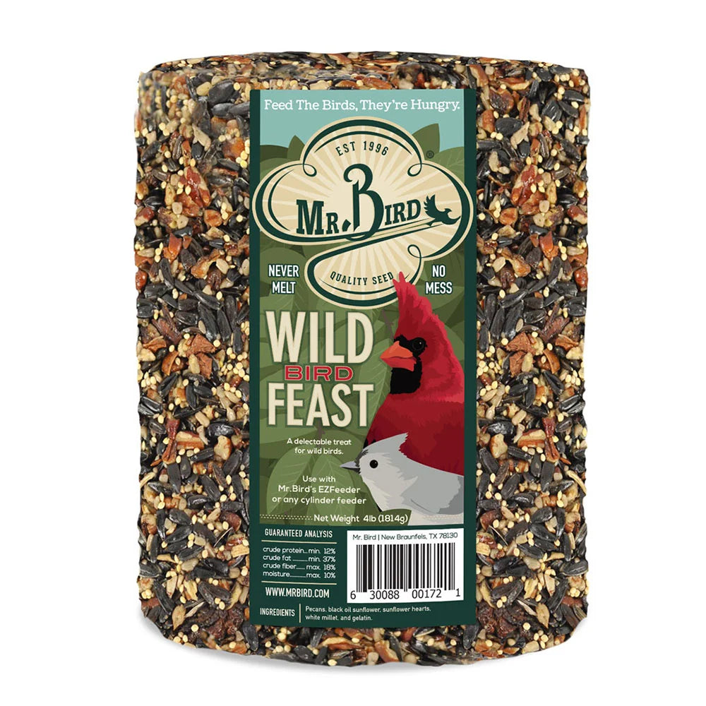 Wild Bird Food Sunflower Seed Cylinder, Large: 4 lb