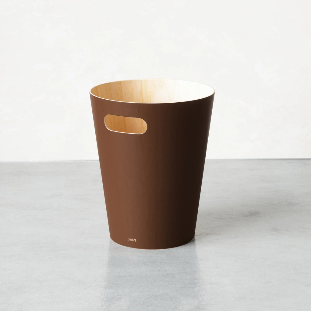 Wood Trash Can