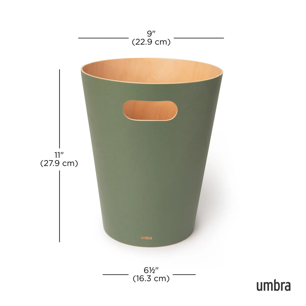 Wood Trash Can