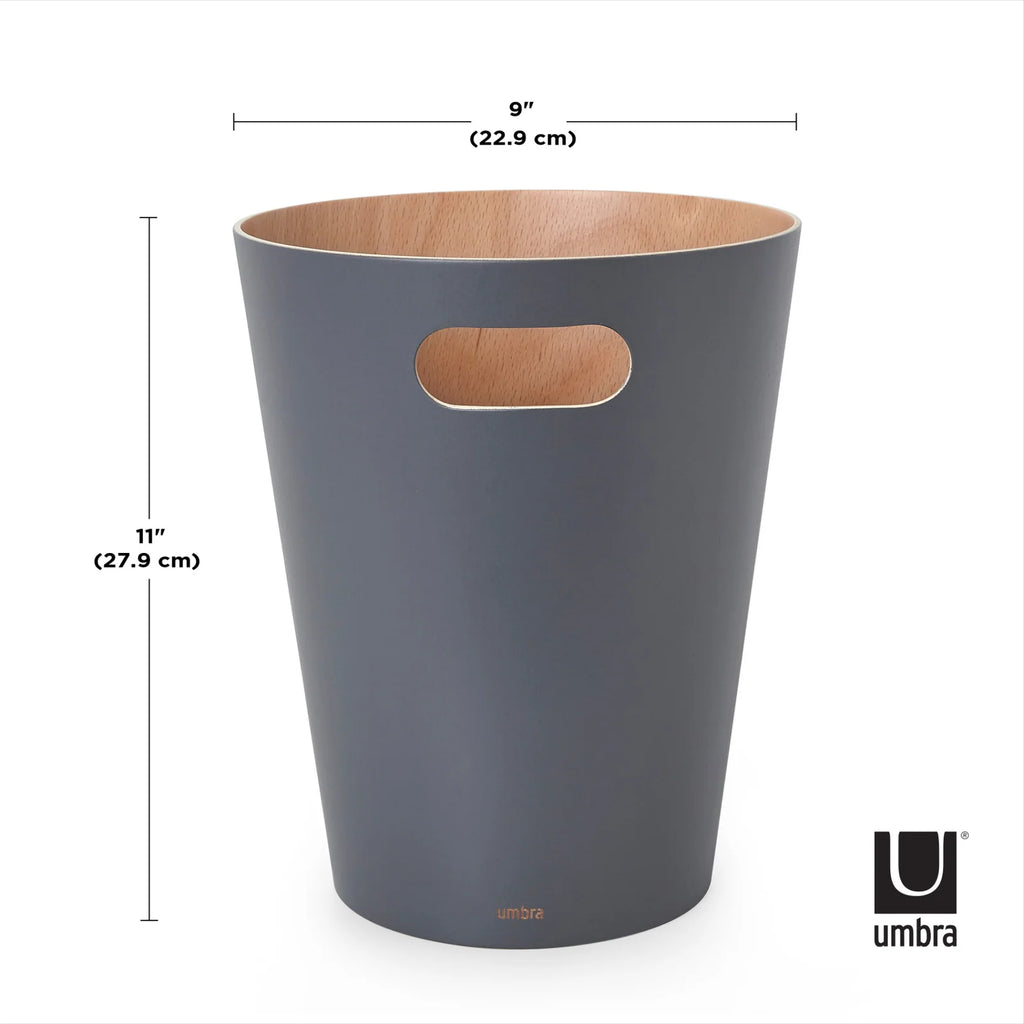 Wood Trash Can