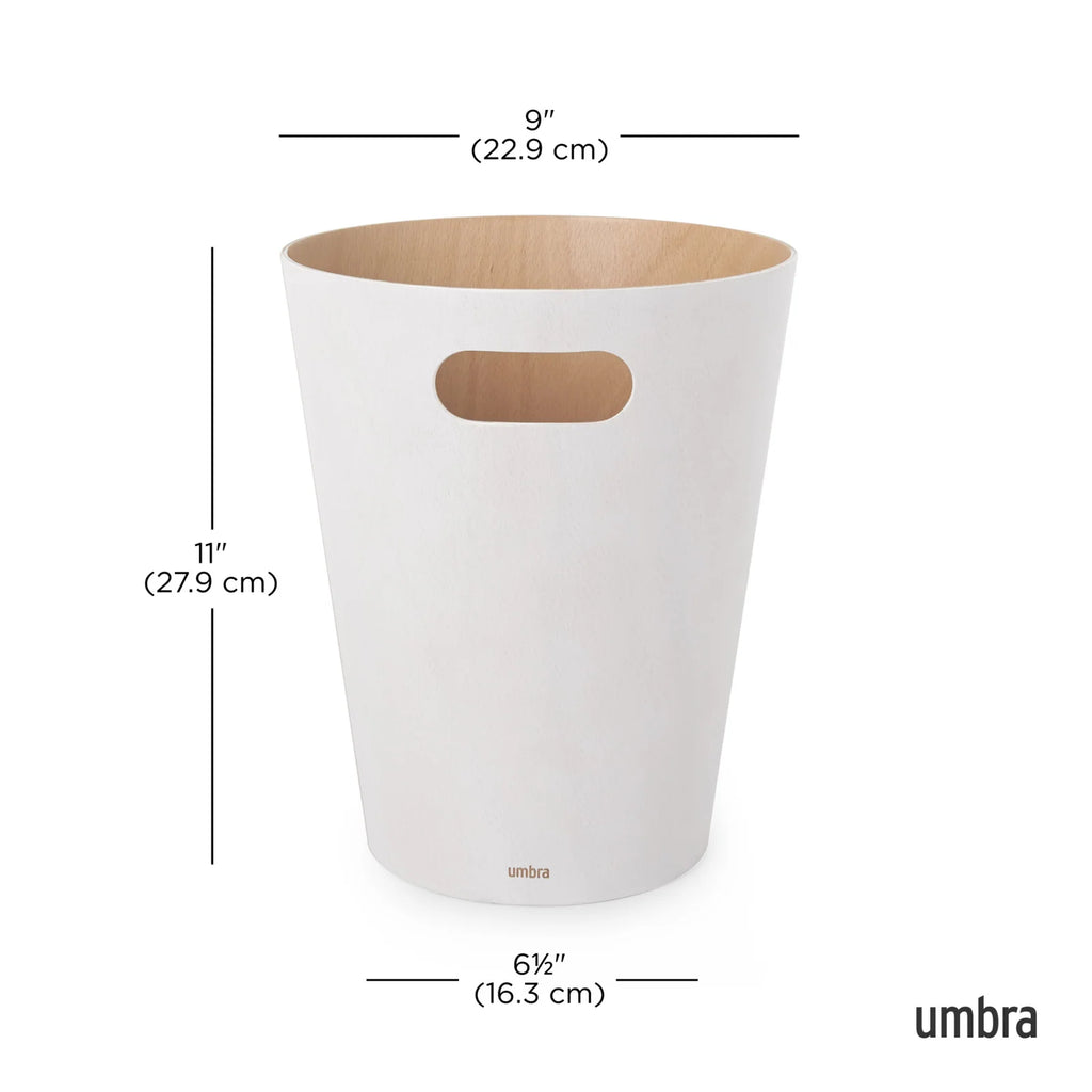 Wood Trash Can