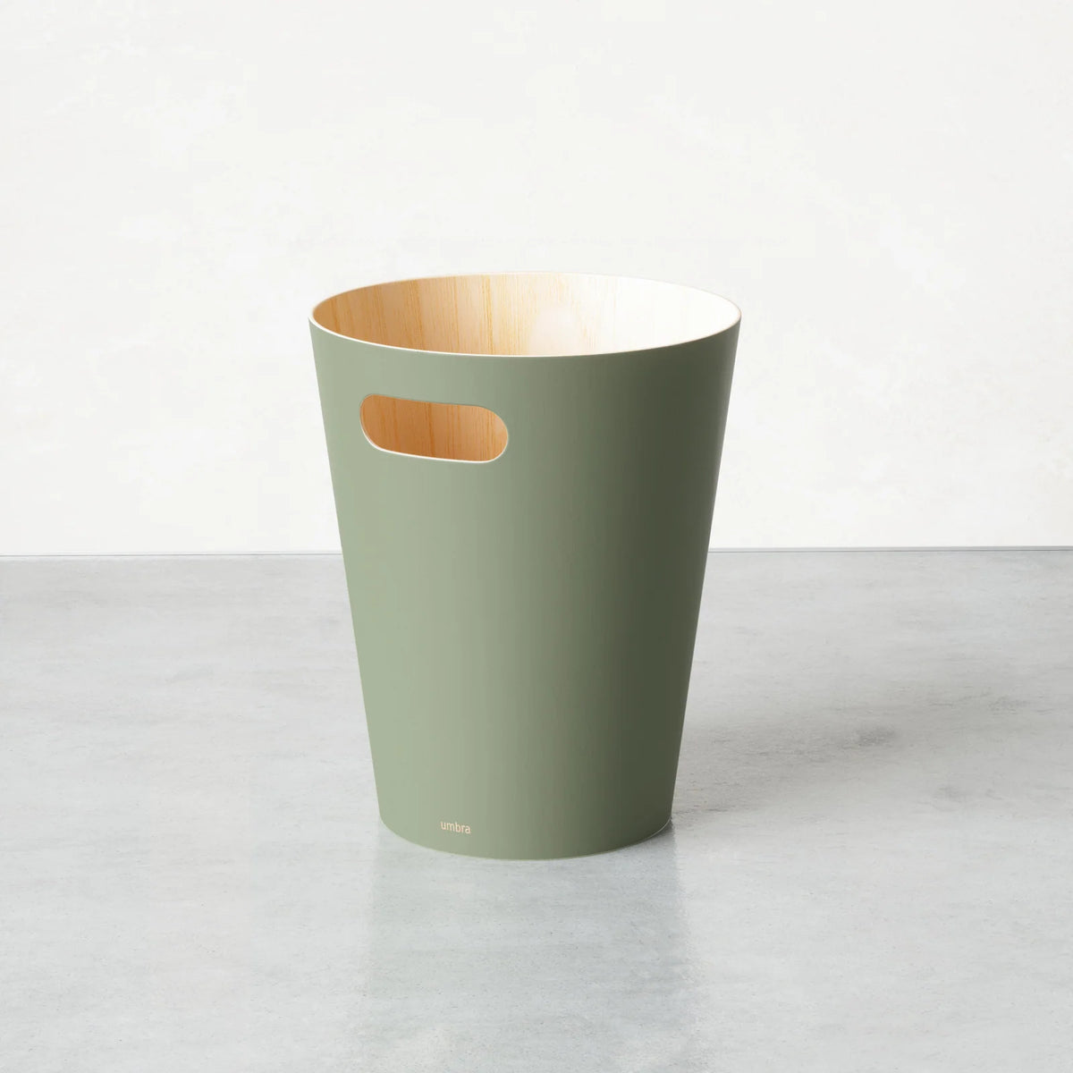Wood Trash Can