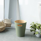 Wood Trash Can
