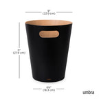 Wood Trash Can