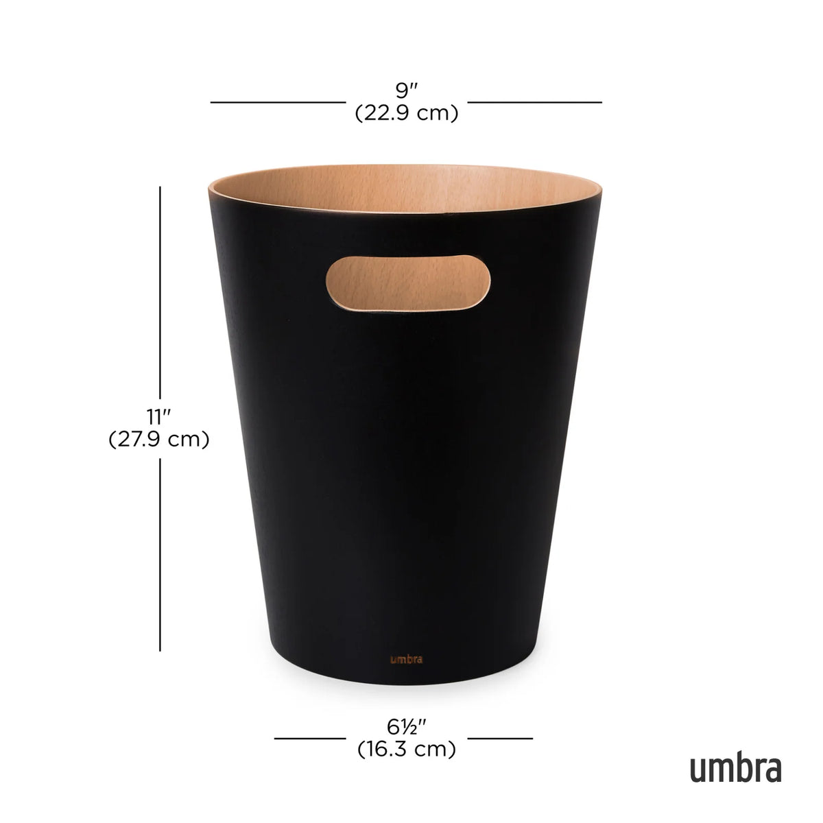 Wood Trash Can