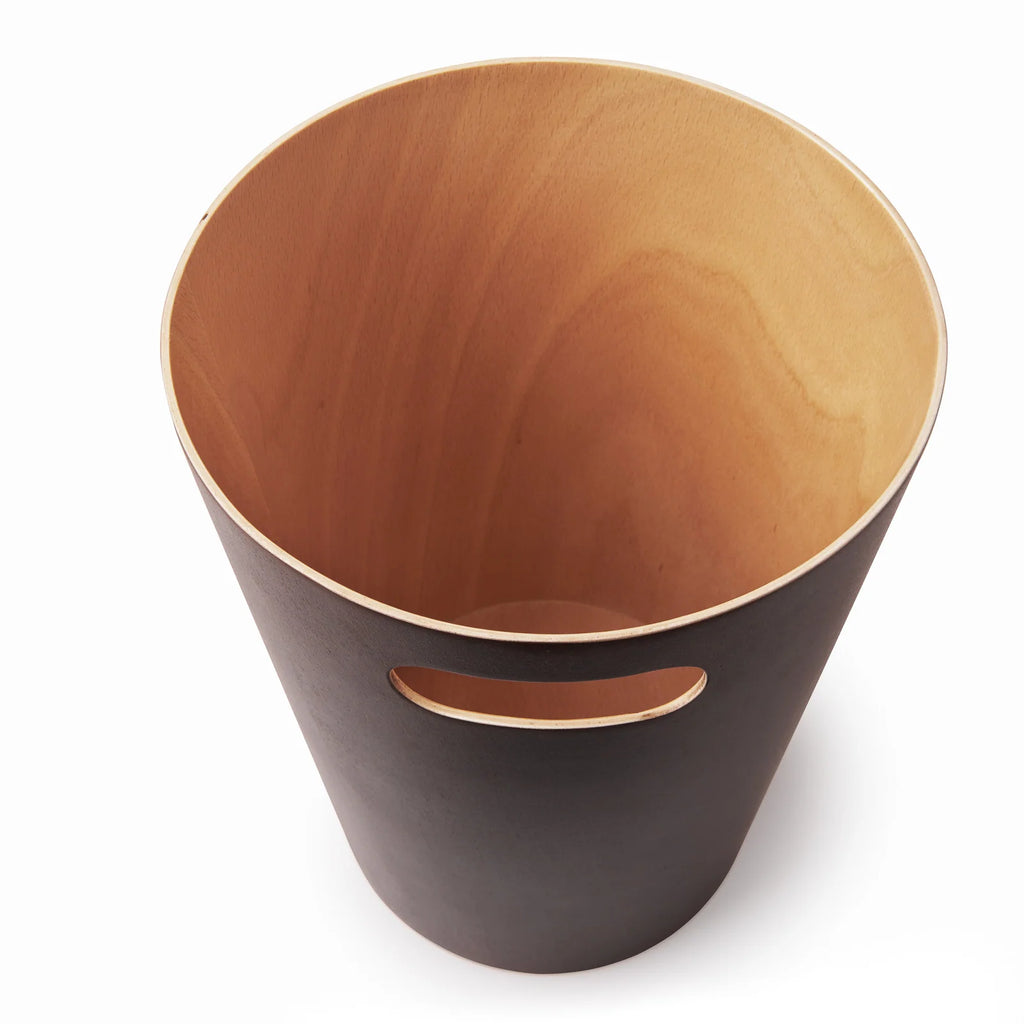 Wood Trash Can