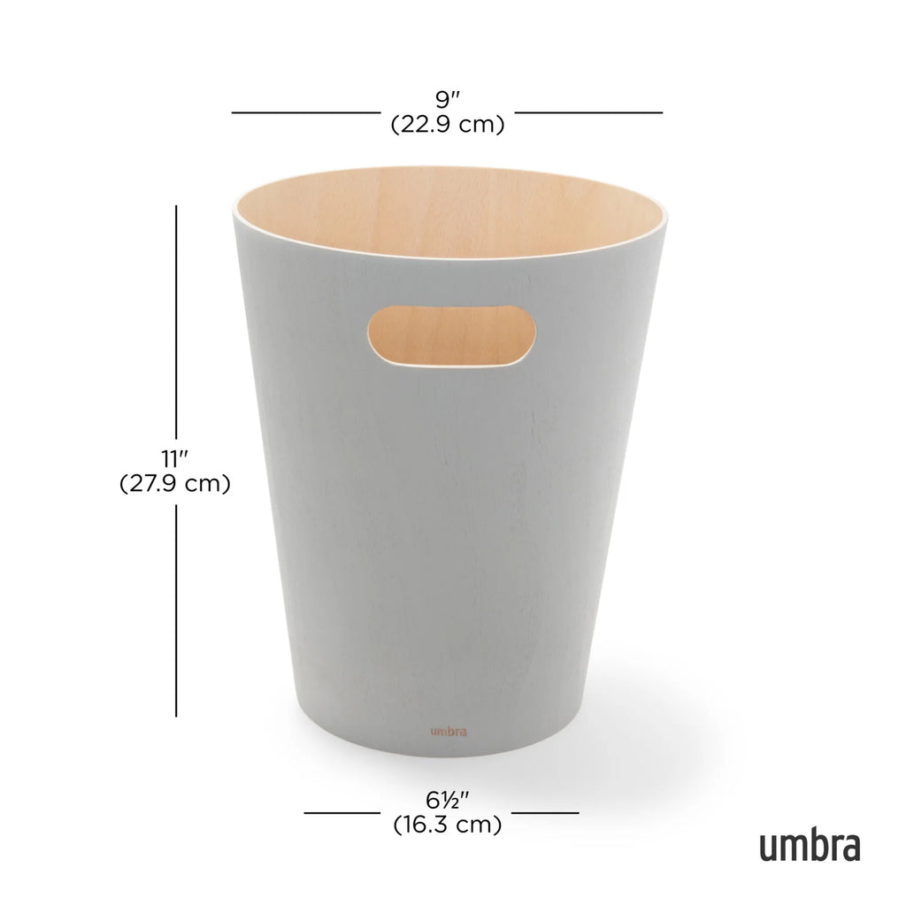 Wood Trash Can