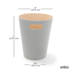 Wood Trash Can