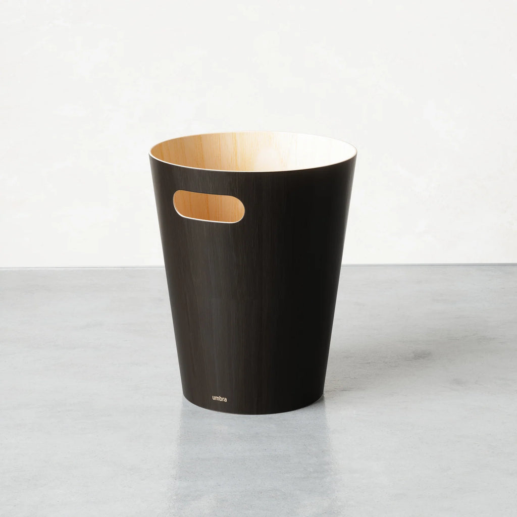 Wood Trash Can