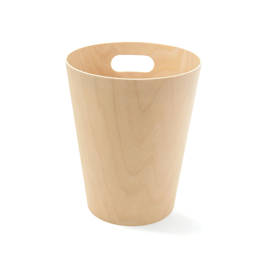 Wood Trash Can