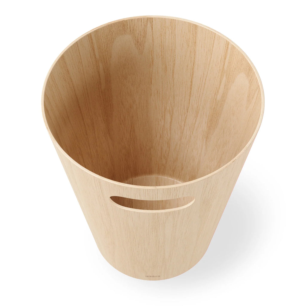 Wood Trash Can